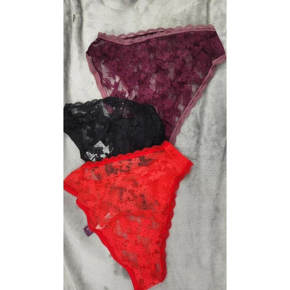 Adore Me Small 3 Pack Multicolor Panty Bottom NWT‎